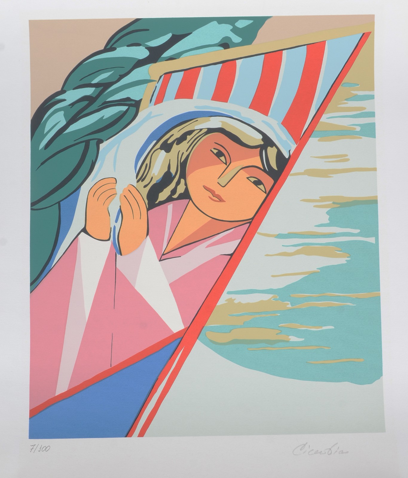 Cícero Dias (1907-2003), Figura de mulher - foto 1 de 3