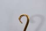 Gargantilha de ouro 18 K.,  com pedra turquesa.... - Gargantilha de ouro 18 K.,  com pedra turquesa. Extensão de metal. (Por motivos de segurança a peça não se encontra na loja).