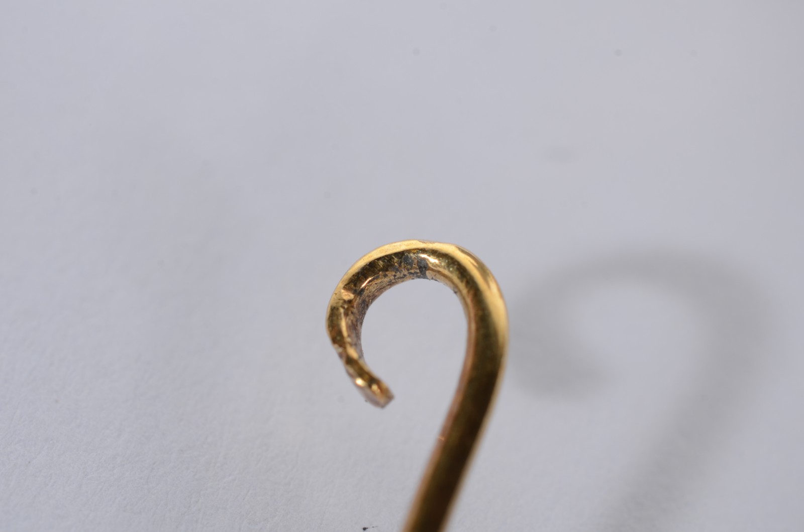 Gargantilha de ouro 18 K., com pedra turquesa. Extensão de metal... - foto 5 de 5