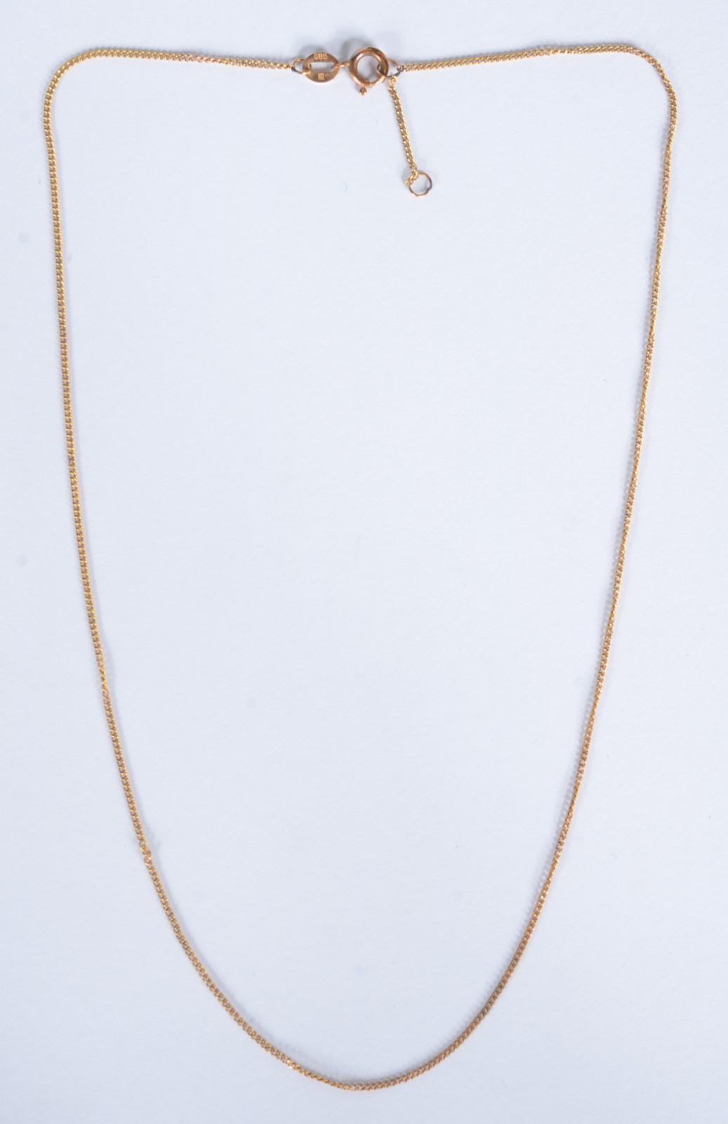 Colar de ouro 14 k. (Por motivos de segurança a peça não se encontra... - foto 2 de 4