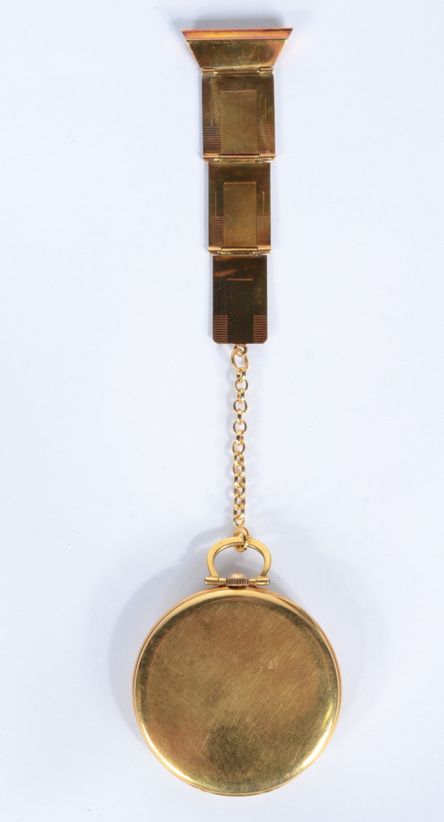 Relógio de bolso Solvil, com chateleine de ouro 18 k. Peso da... - foto 3 de 8