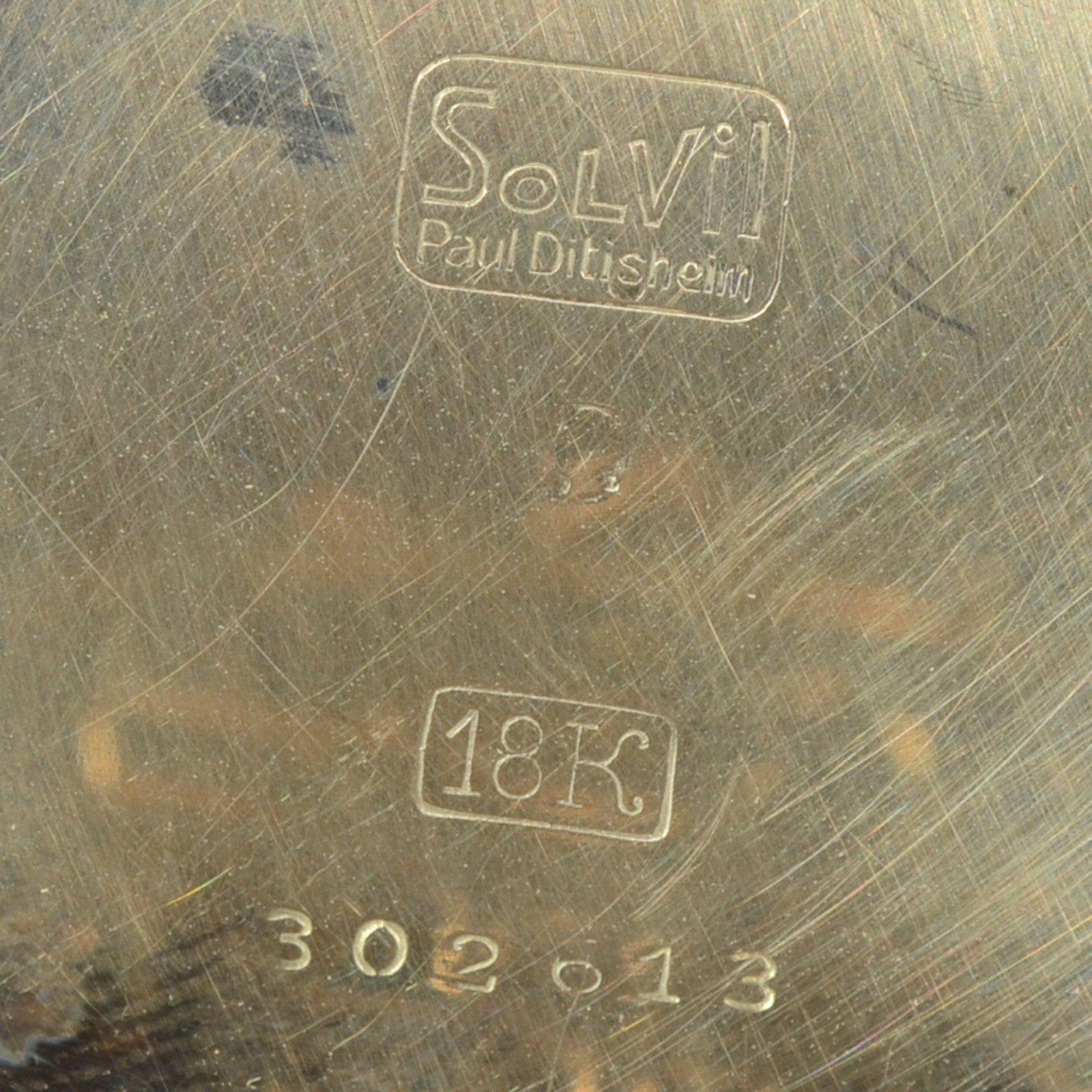 Relógio de bolso Solvil, com chateleine de ouro 18 k. Peso da... - foto 8 de 8