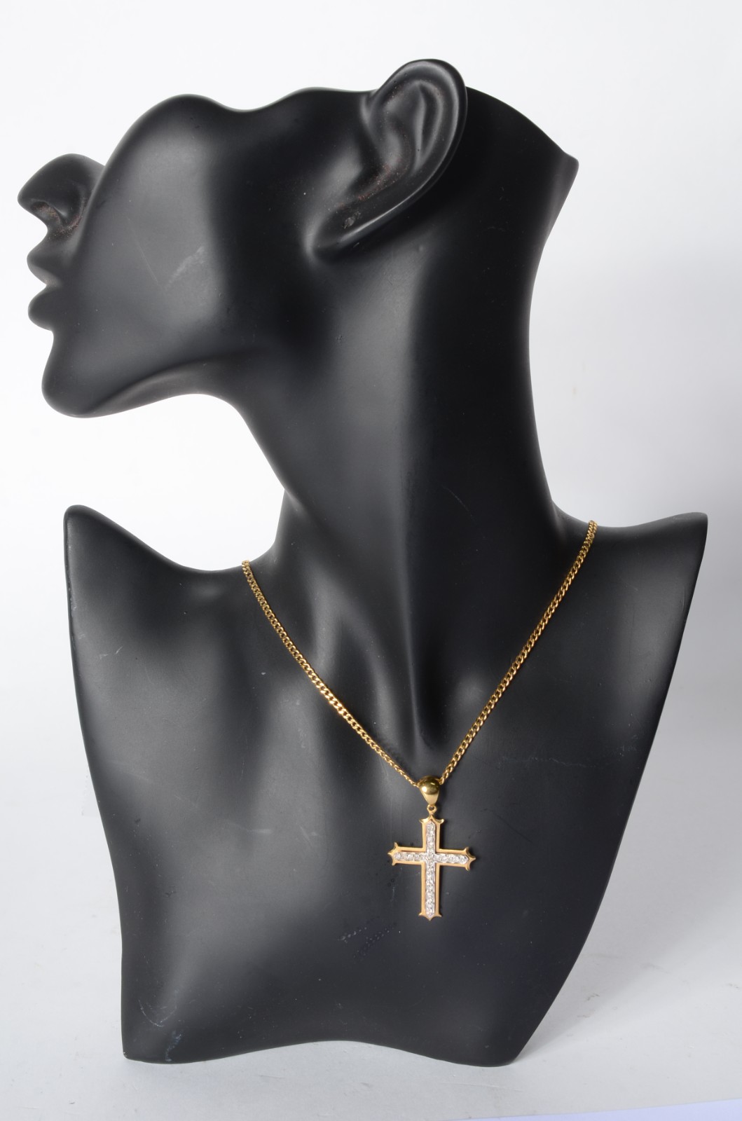 Colar de ouro 18 k., contraste 750 mls com pendente na forma de... - foto 3 de 6