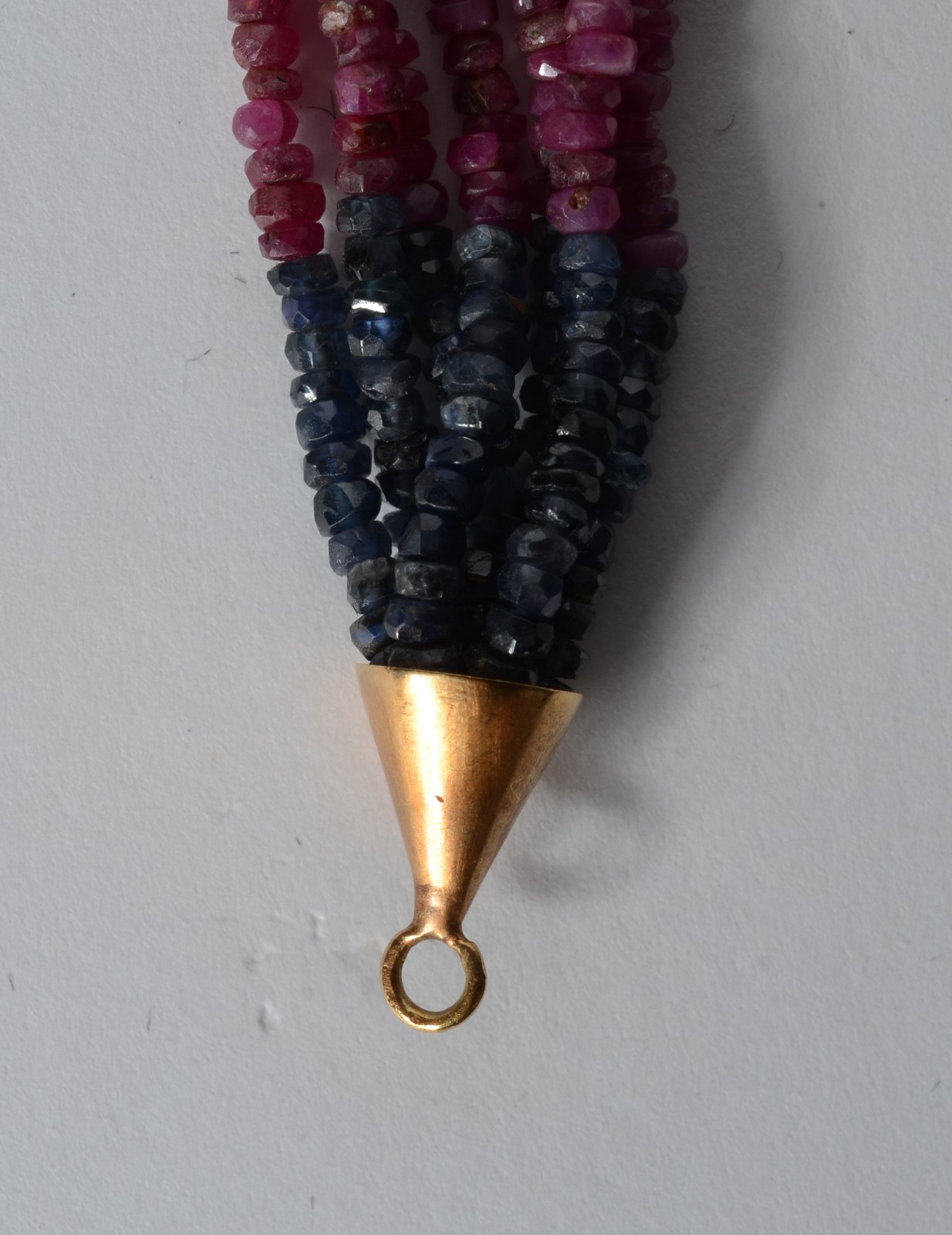 Conjunto de colar e pulseira de pedras brasileiras coloridas... - foto 5 de 5