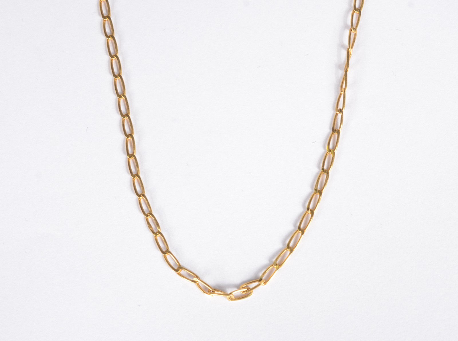 Colar de ouro 18 k., contraste 750 mls. (Por motivos de segurança a... - foto 1 de 6