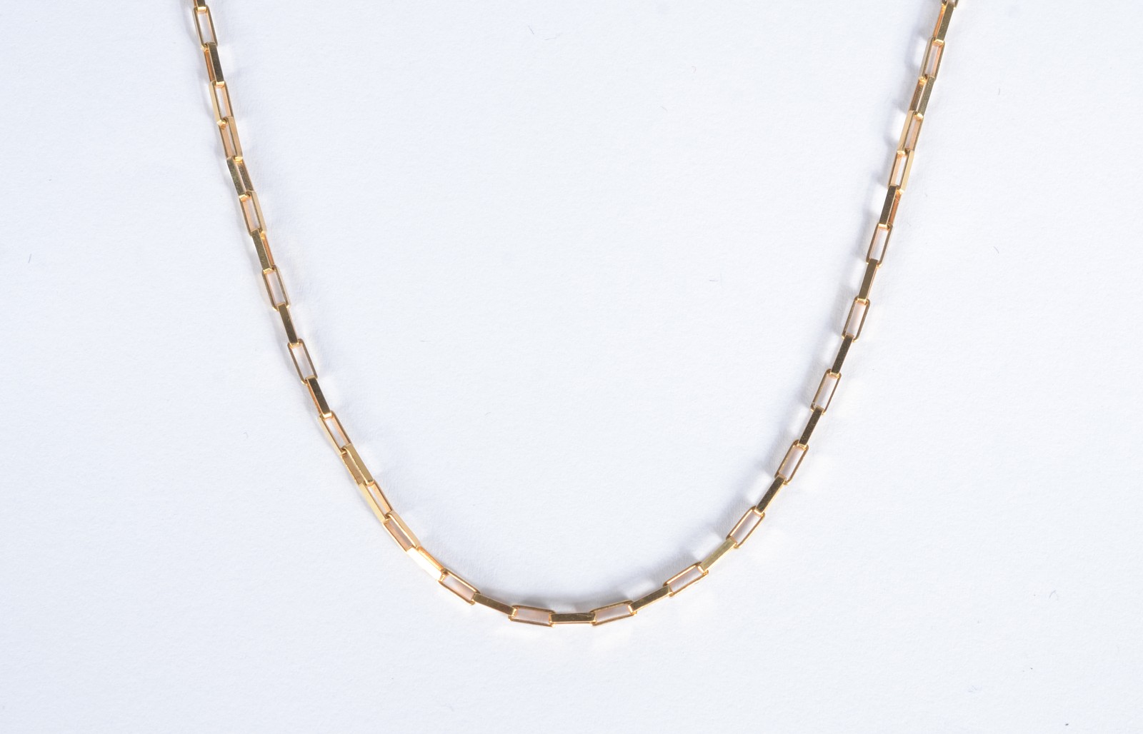 Colar de ouro 18 k., contraste 750 mls. (Por motivos de segurança a... - foto 1 de 5