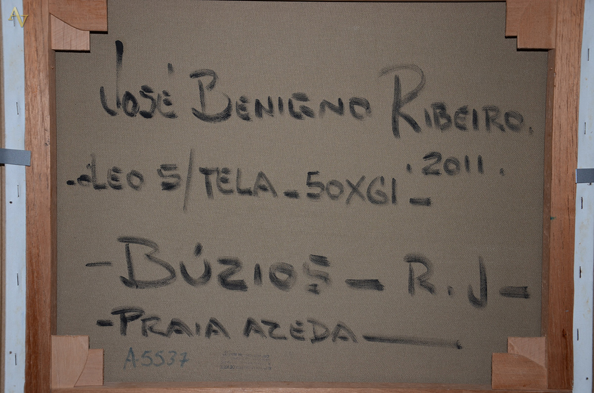 JOSÉ BENIGNO RIBEIRO (1955) - Búzios - Praia Azeda - ost - 50 x 60 - foto 4 de 4