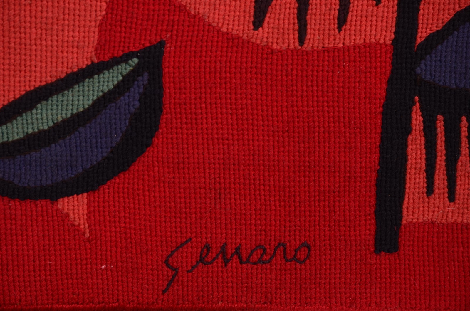 Genaro de Carvalho (1926-1971), Jardim vermelho - foto 2 de 3