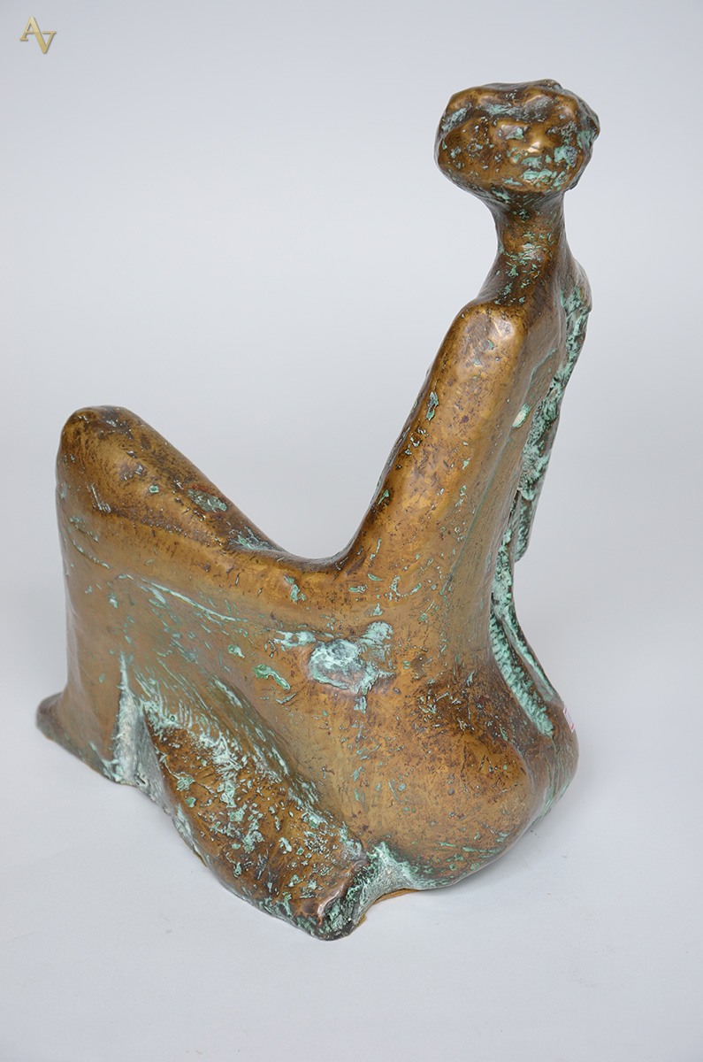 LIBOREDO - Escultura de bronze. Altura 39 cm. - foto 2 de 3