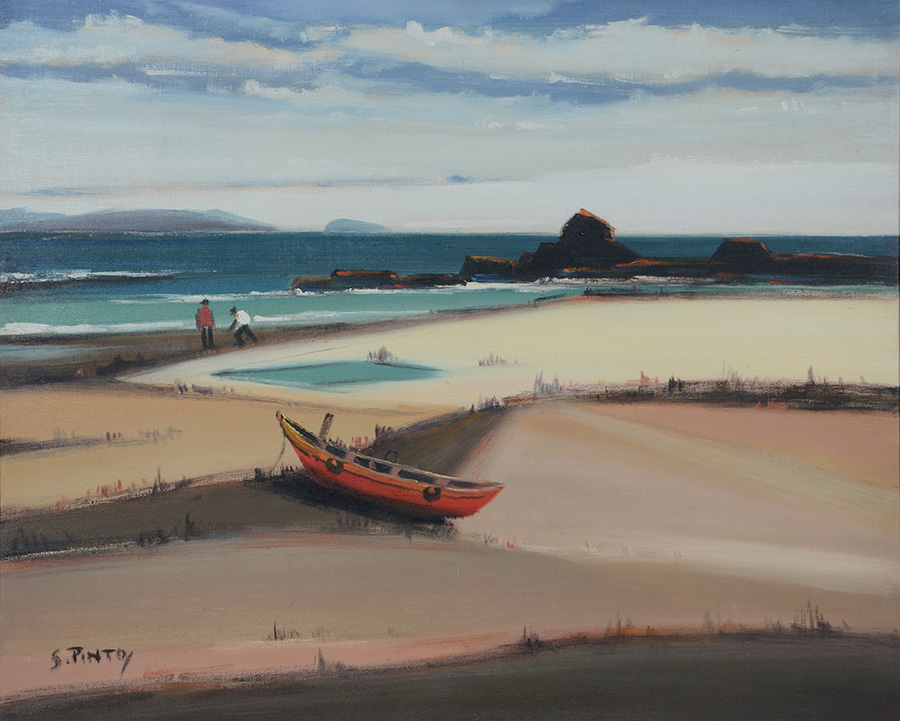 SYLVIO PINTO (1918 - 1997) - Marinha - ost - 73 x 60 - foto 2 de 3