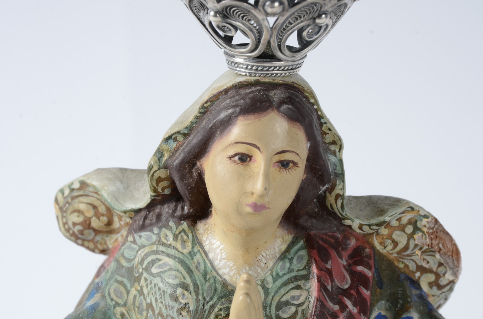Nossa Senhora da Conceição - Antiga imagem de madeira policromada com... - foto 2 de 7