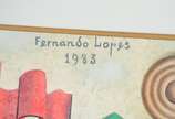 Fernando Lopes (1936-2011),  - Óleo sobre tela.