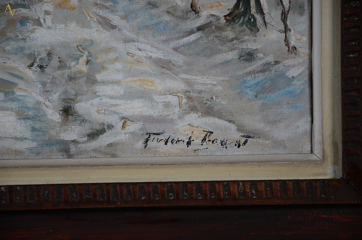 FREDERIK DEMONT - Inverno - Dinamarca - ost - 73 x 60 - foto 3 de 4