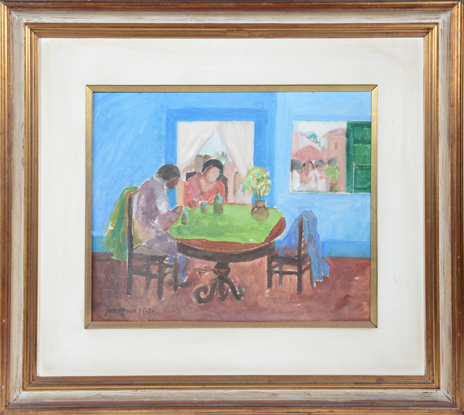 José Maria de Souza (1935-1985), Casal a mesa - foto 2 de 4