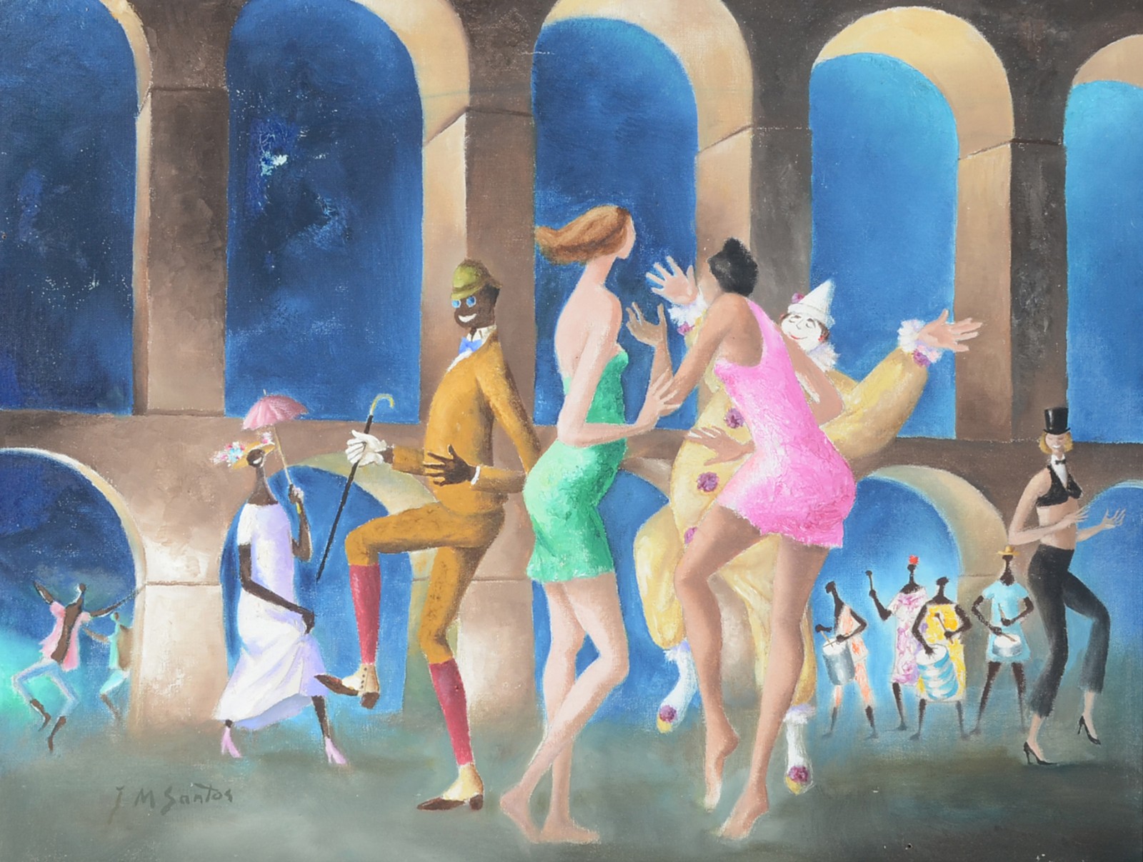 João Maria dos Santos (1909-1988), Carnaval na Lapa - RJ - foto 1 de 4