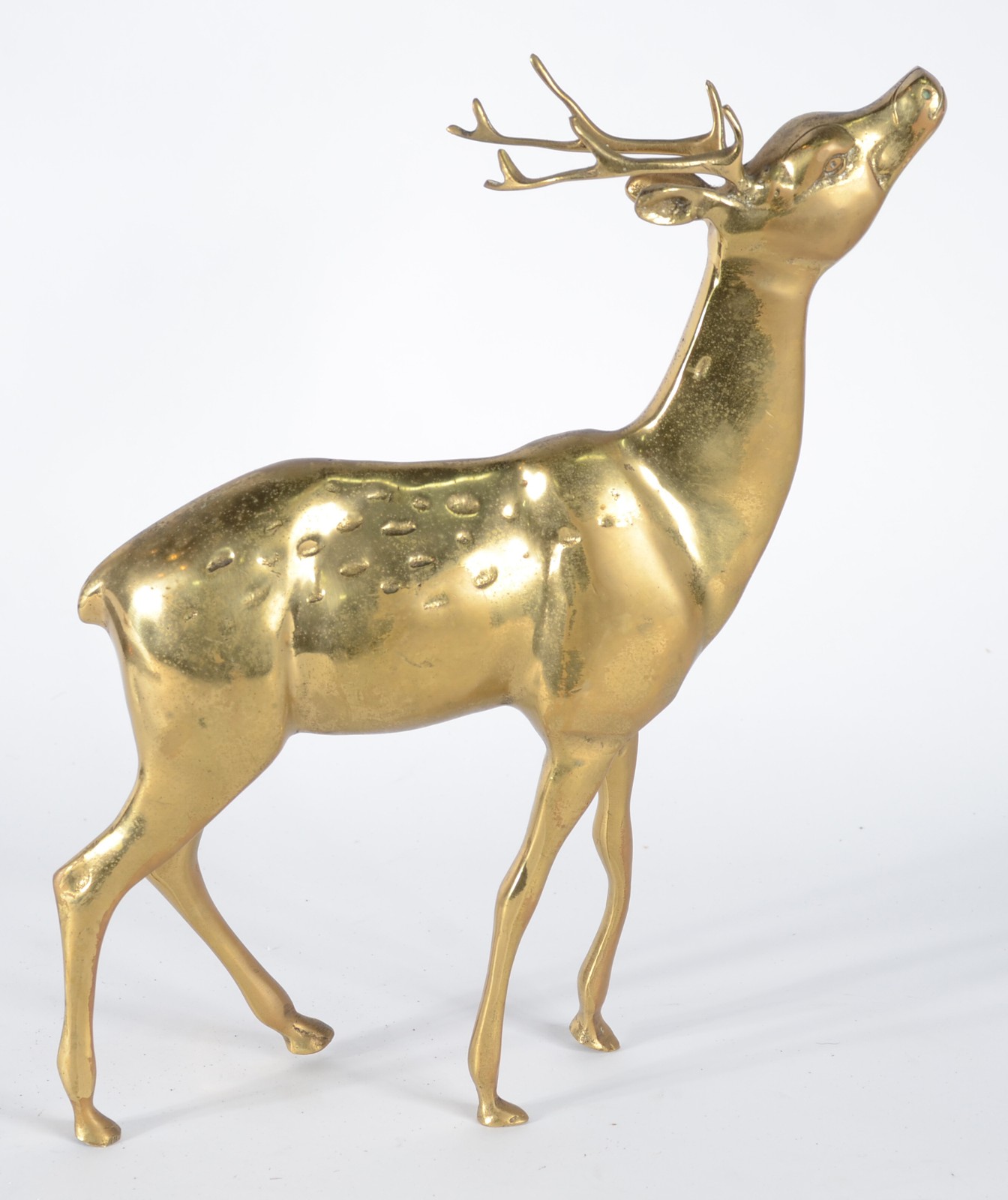 Duas peças, sendo: placa de metal com figura de animal e escultura de... - foto 3 de 8