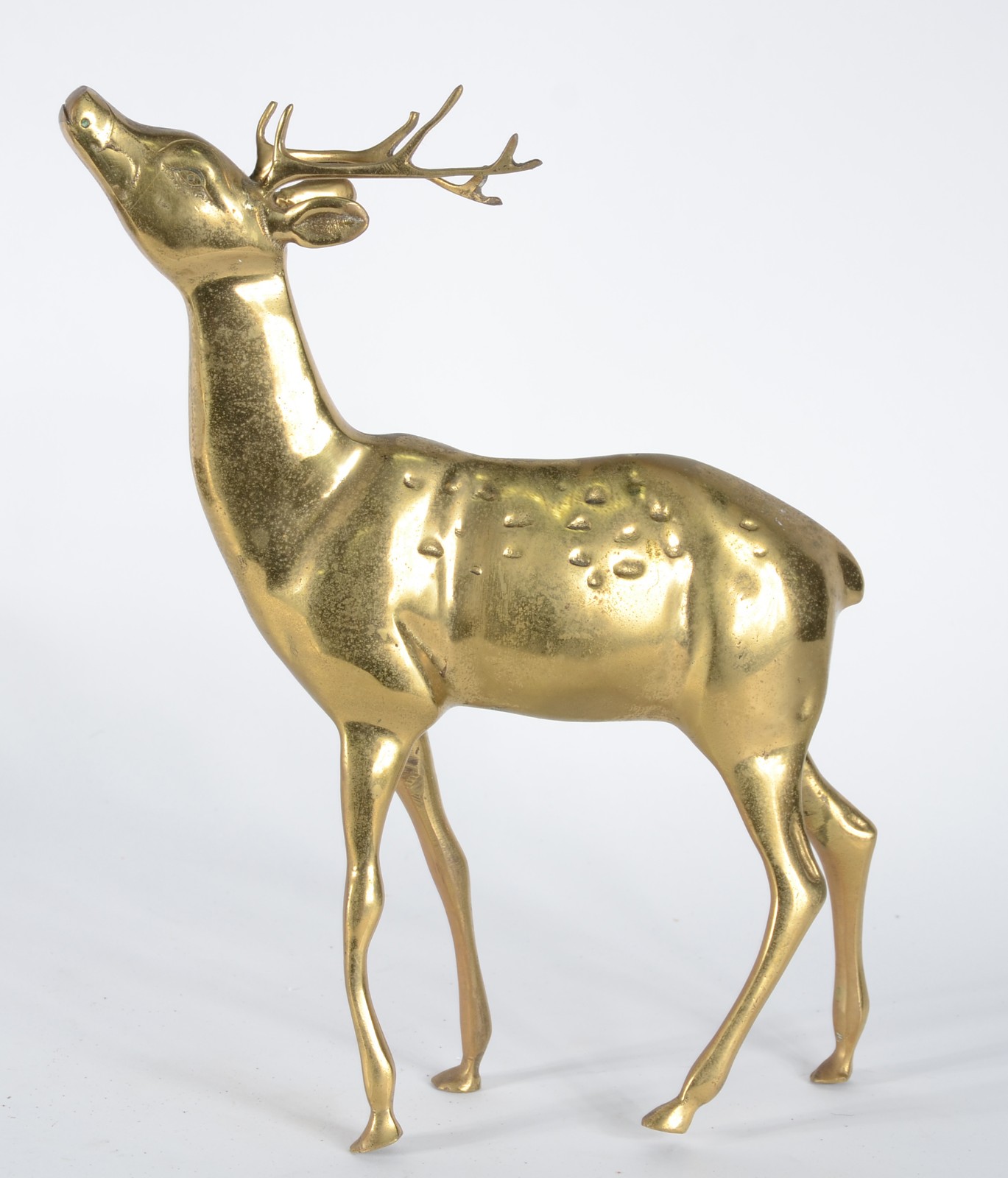 Duas peças, sendo: placa de metal com figura de animal e escultura de... - foto 5 de 8