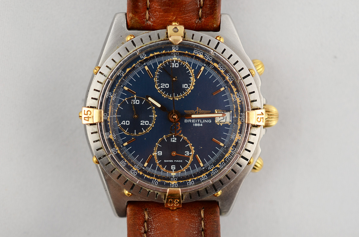 BREITLING - Relógio masculino com mostrador azul, automático... - foto 1 de 4