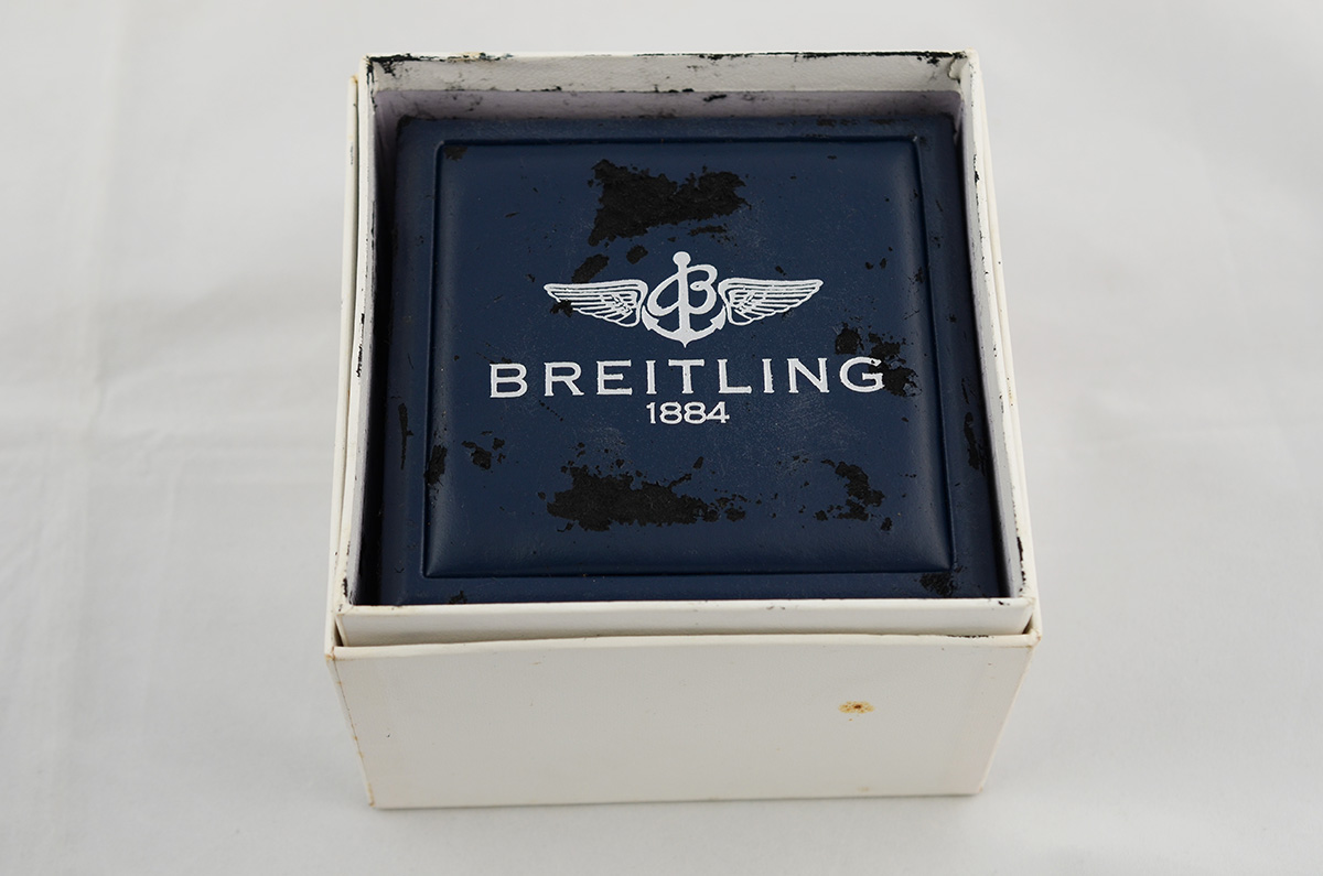 BREITLING - Relógio masculino com mostrador azul, automático... - foto 4 de 4