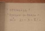 Adelson do Prado (1944-2013), Oferenda - Óleo sobre tela. Datado 81.
