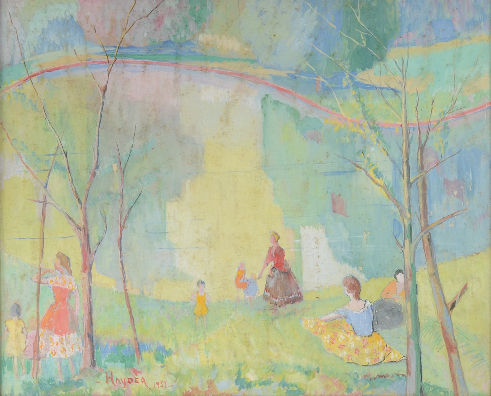 Haydéa Santiago (1896-1980), Passeio no parque - foto 1 de 4
