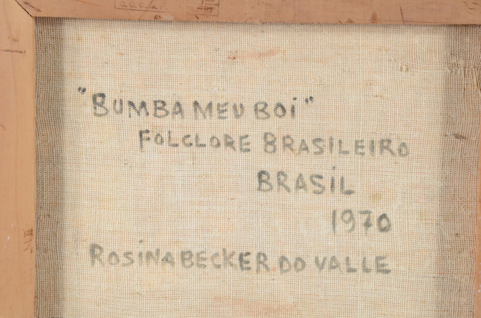 Rosina Becker do Valle (1914-2000), Bumba meu Boi - foto 7 de 7
