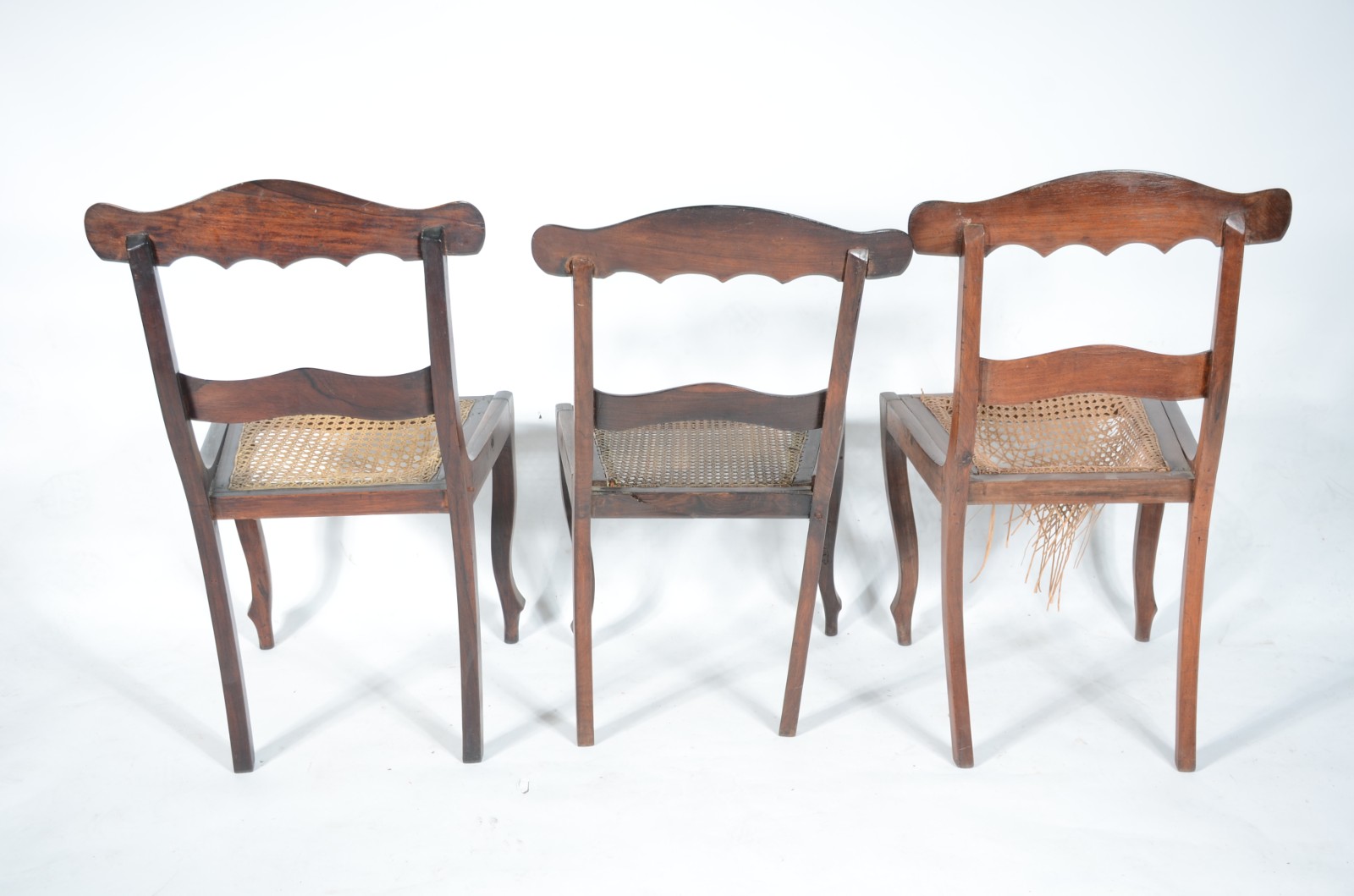 Conjunto com 6 cadeiras pernambucanas de madeira, assentos de... - foto 2 de 8