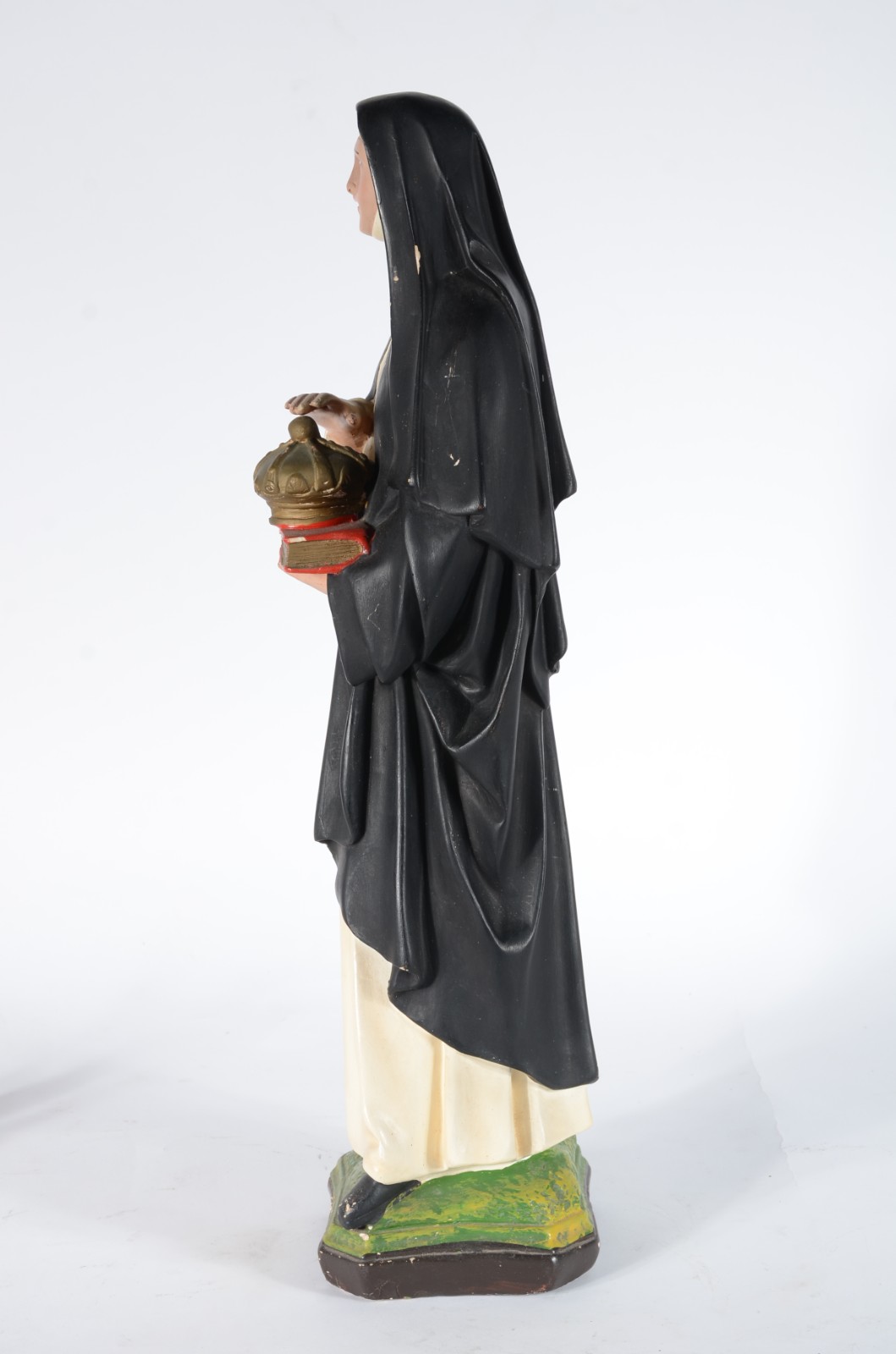 Santa Edwiges - Imagem de gesso policromado. - foto 4 de 9