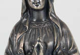   Nossa Senhora de Lourdes – Imagem de prata fr... -   Nossa Senhora de Lourdes – Imagem de prata francesa .