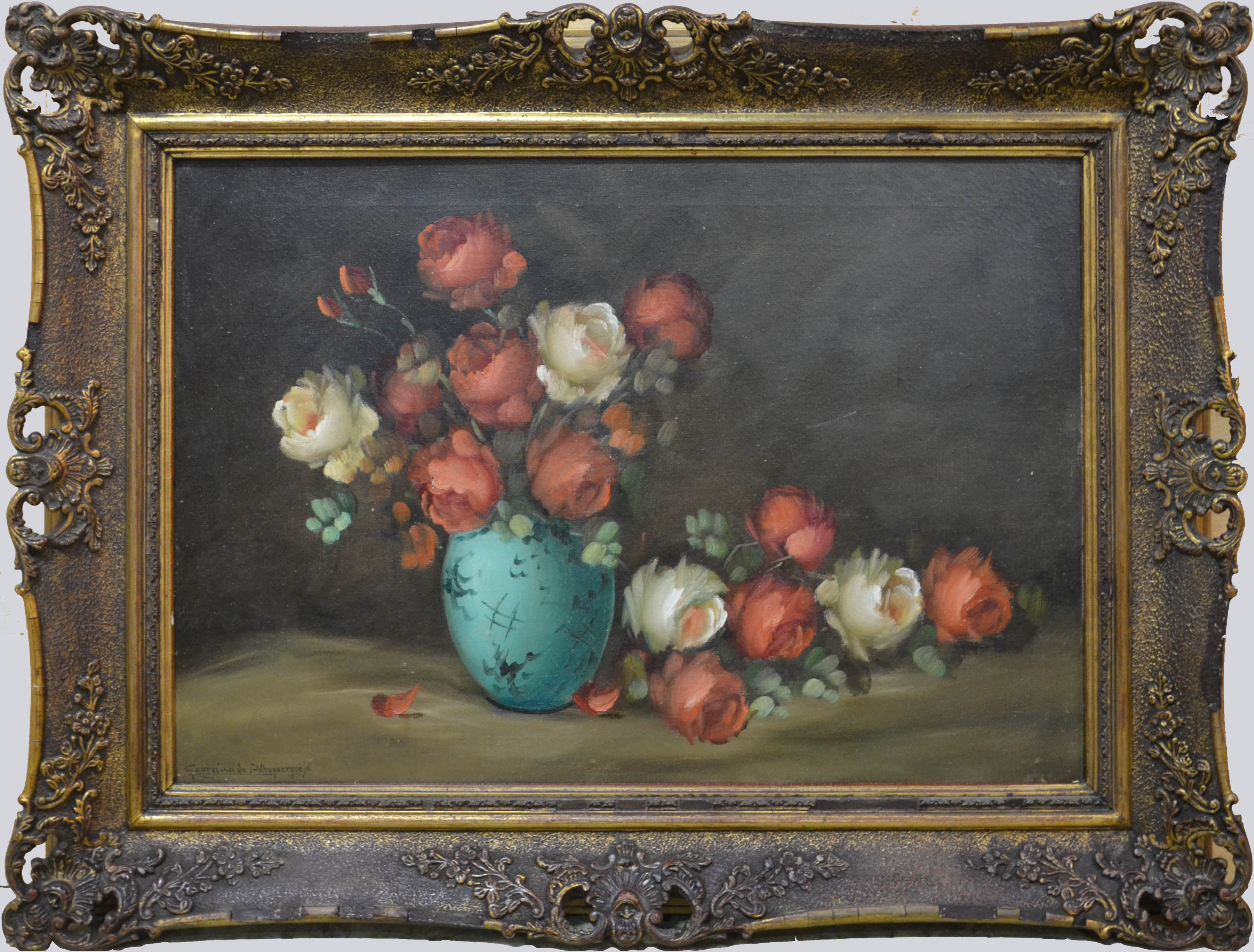 Georgina de Albuquerque (1885-1962), Vaso de flores - foto 1 de 3