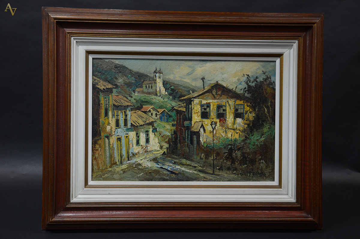 DURVAL PEREIRA (1921 - 1984) - Casario - ost - 40 x 61 - foto 1 de 3