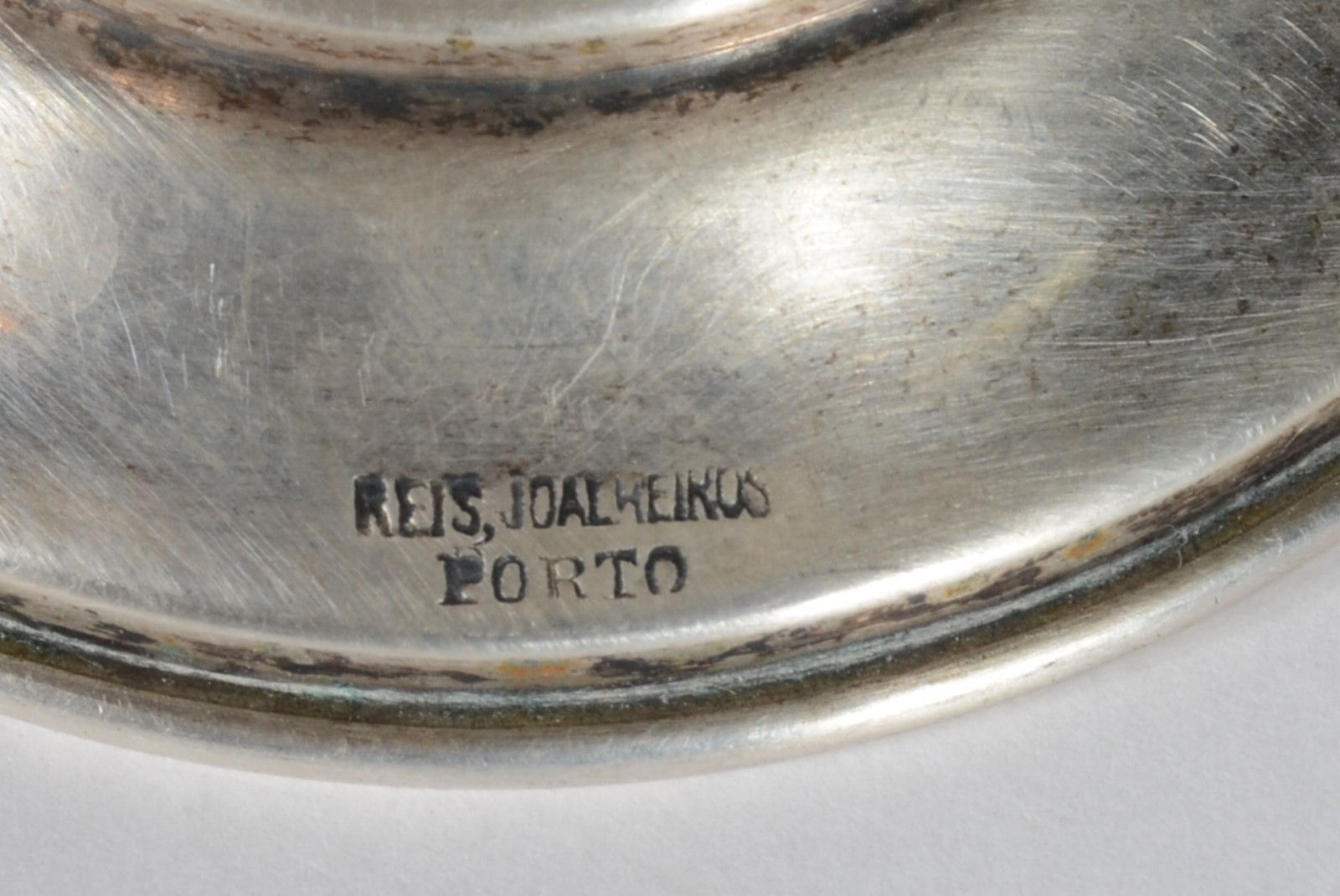 Conjunto com 4 taças para sorvete de prata, contraste Reis Porto... - foto 5 de 5