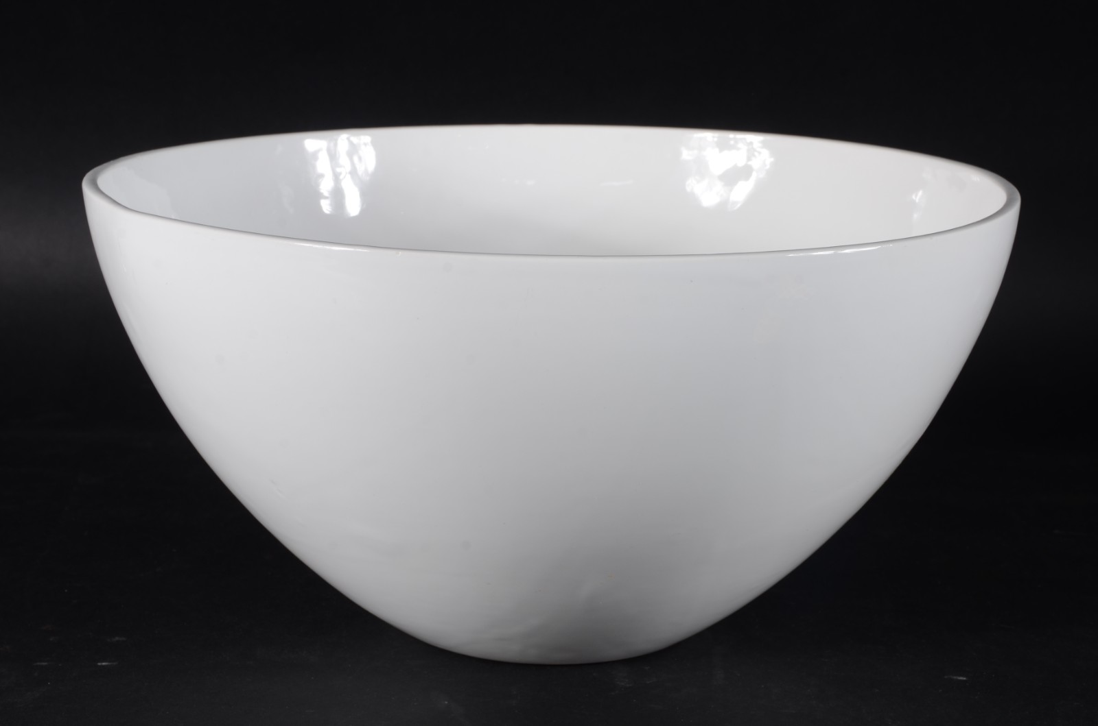 Grande bowl de porcelana branca italiana. - foto 1 de 5