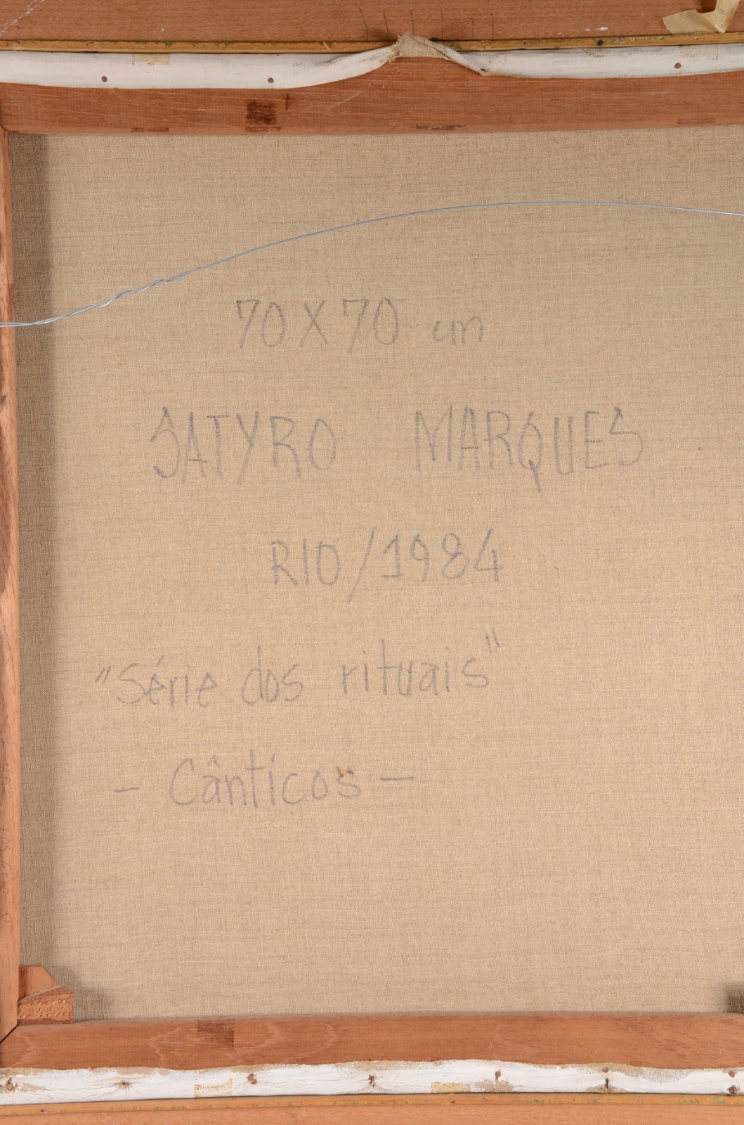 Satyro Marques (1935), Série dos rituais - Cânticos - foto 5 de 5