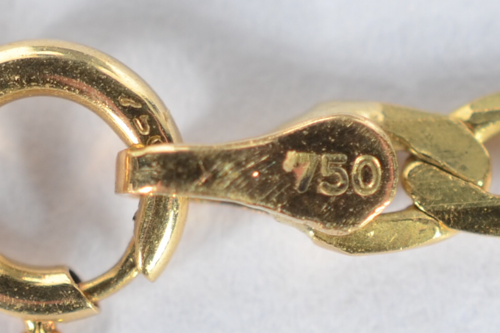 Pulseira de ouro 18 k., contraste 750 mls. (Por motivos de segurança... - foto 4 de 4
