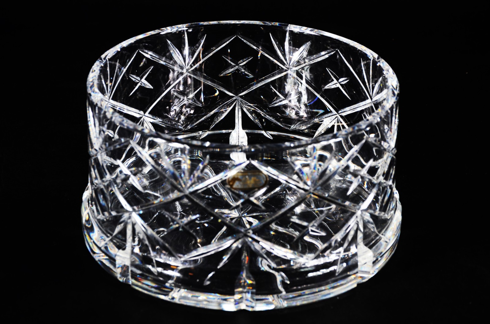 Três bowls de cristal tcheco lapidado. - foto 4 de 5