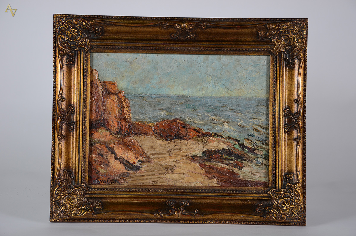 NAVARRO DA COSTA (1883 - 1931) - Marinha - osc - 30 x 40 - foto 1 de 3