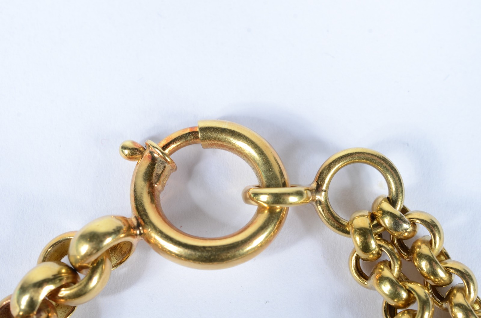 Pulseira elós portugueses de ouro 18 k., contraste 750 mls, fecho... - foto 4 de 5