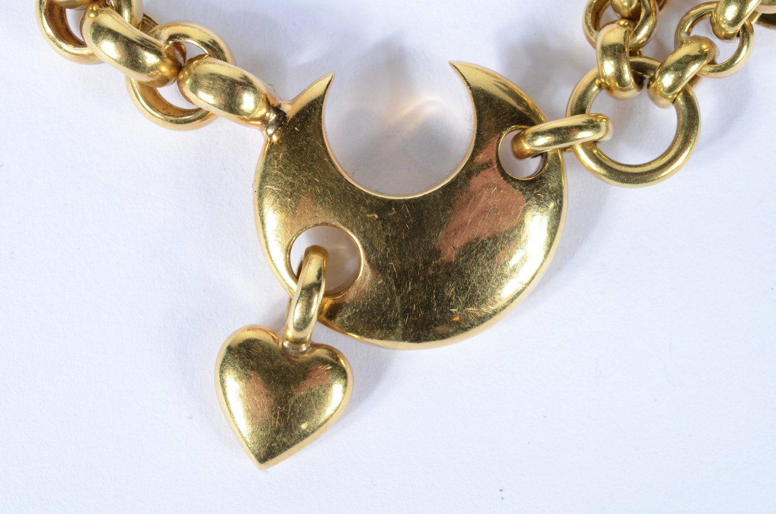 Pulseira elós portugueses de ouro 18 k., contraste 750 mls, fecho... - foto 2 de 5