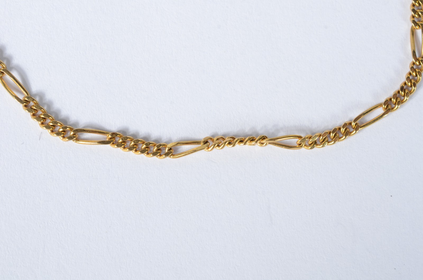Pulseira de ouro 18 k. Faltando pino do fecho. (Por motivos de... - foto 1 de 5