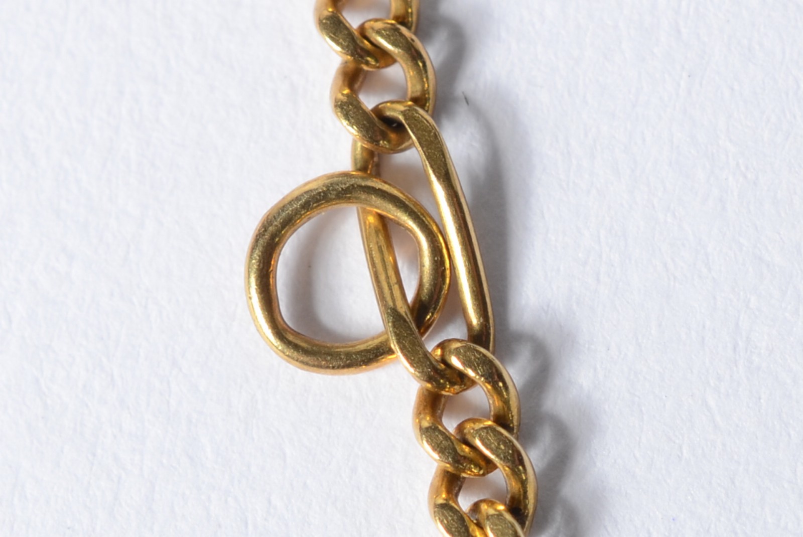 Pulseira de ouro 18 k. Faltando pino do fecho. (Por motivos de... - foto 3 de 5