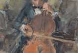 Aurélio D'Alincourt (1919-1990), Musicista - Óleo sobre eucatex.
