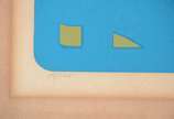 henrique fuhro (1936/2006),  - Duas gravuras. Manchas e bordas do papel com rasgos.