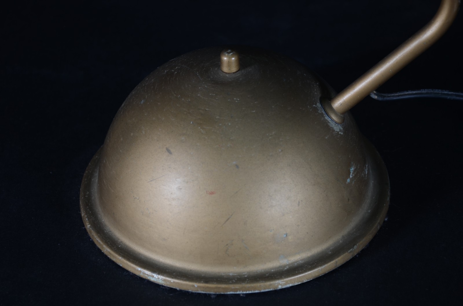 Luminária de metal dourado articulado, anos 50/60. - foto 4 de 5