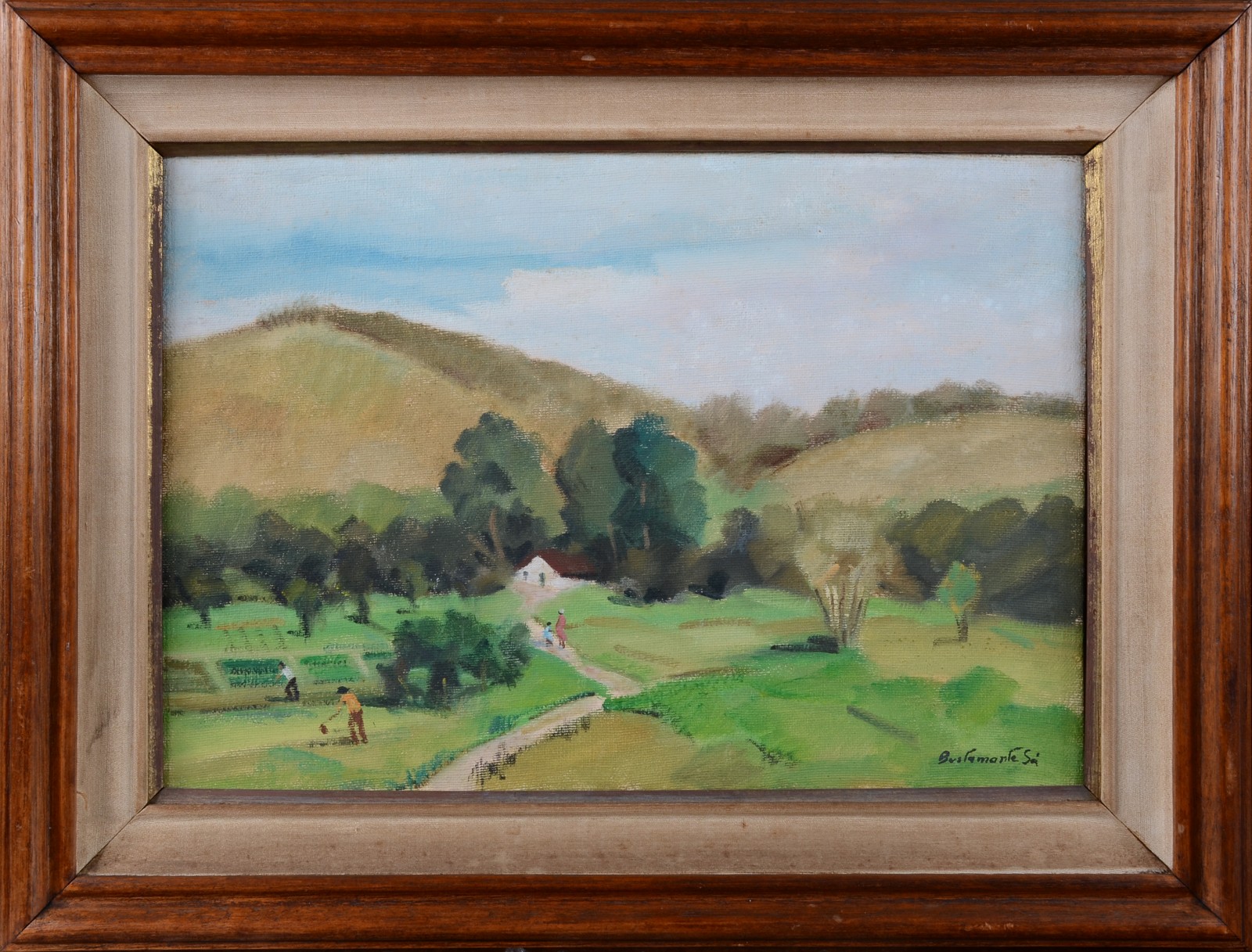 Bustamante Sá (1907-1988), Paisagem - foto 2 de 4
