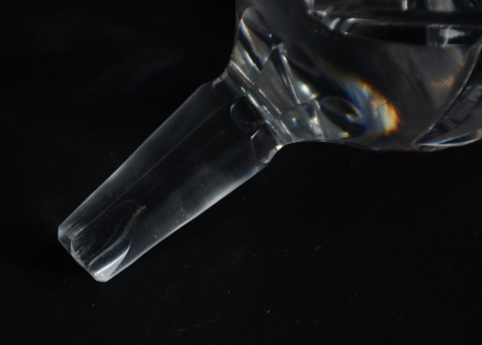 Captain decanteur de cristal. - foto 5 de 5