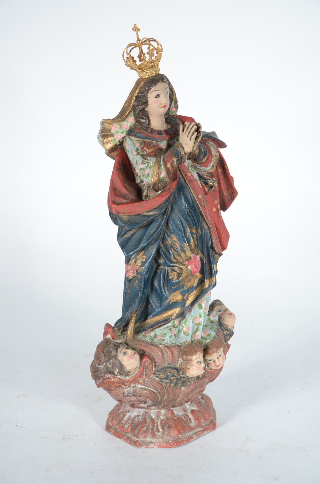 Nossa Senhora da Conceição - Imagem de madeira policromada. - foto 2 de 8