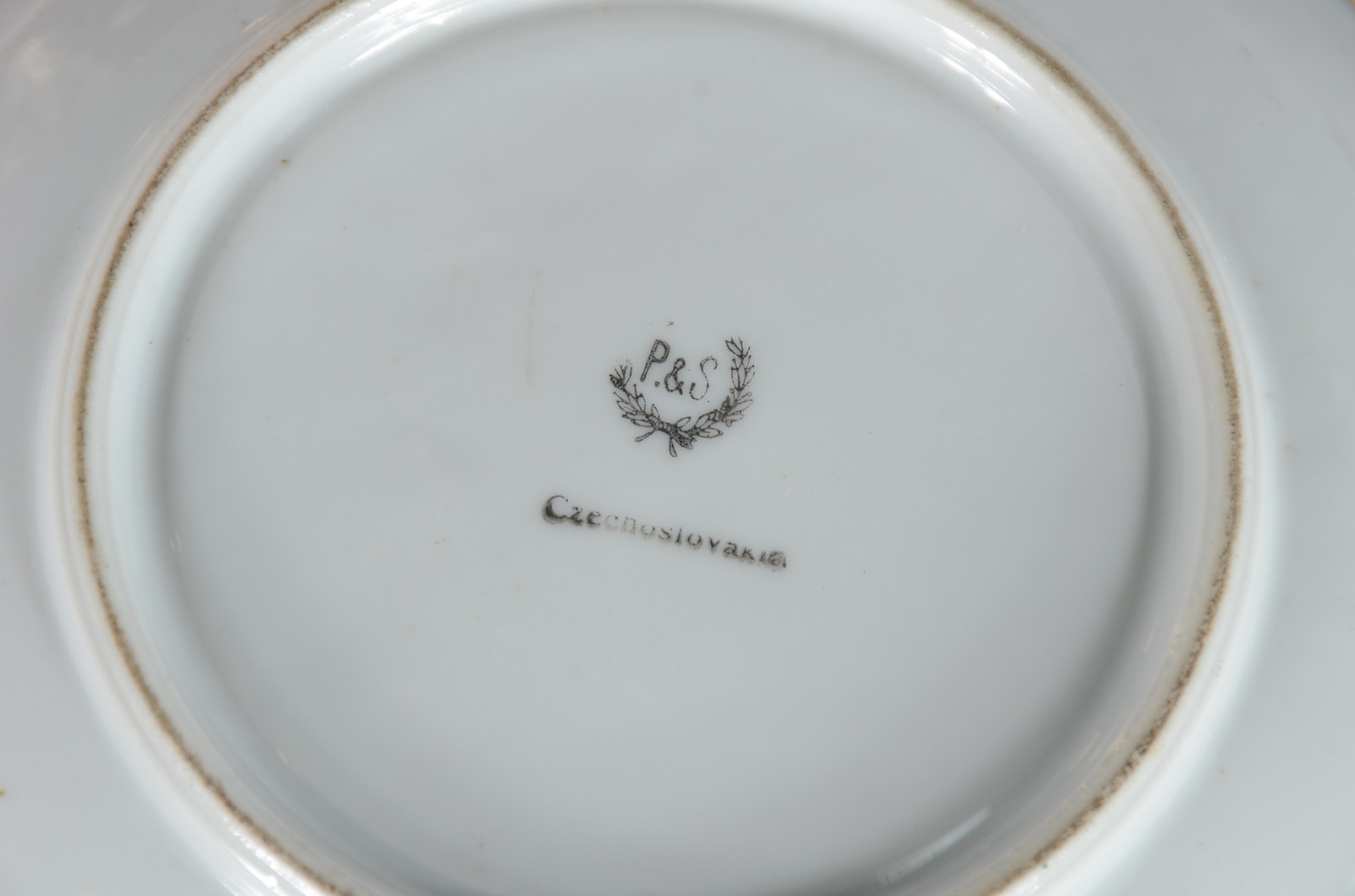 Tête-à-tête de porcelana tcheca, estilo Art Deco decorado com... - foto 5 de 5