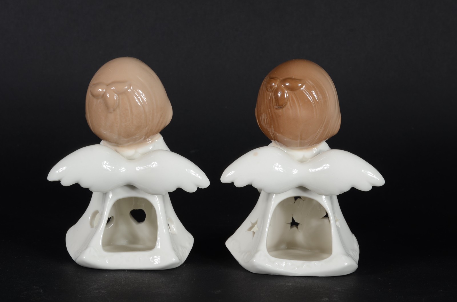 Dois porta velas na forma de anjos. - foto 4 de 6