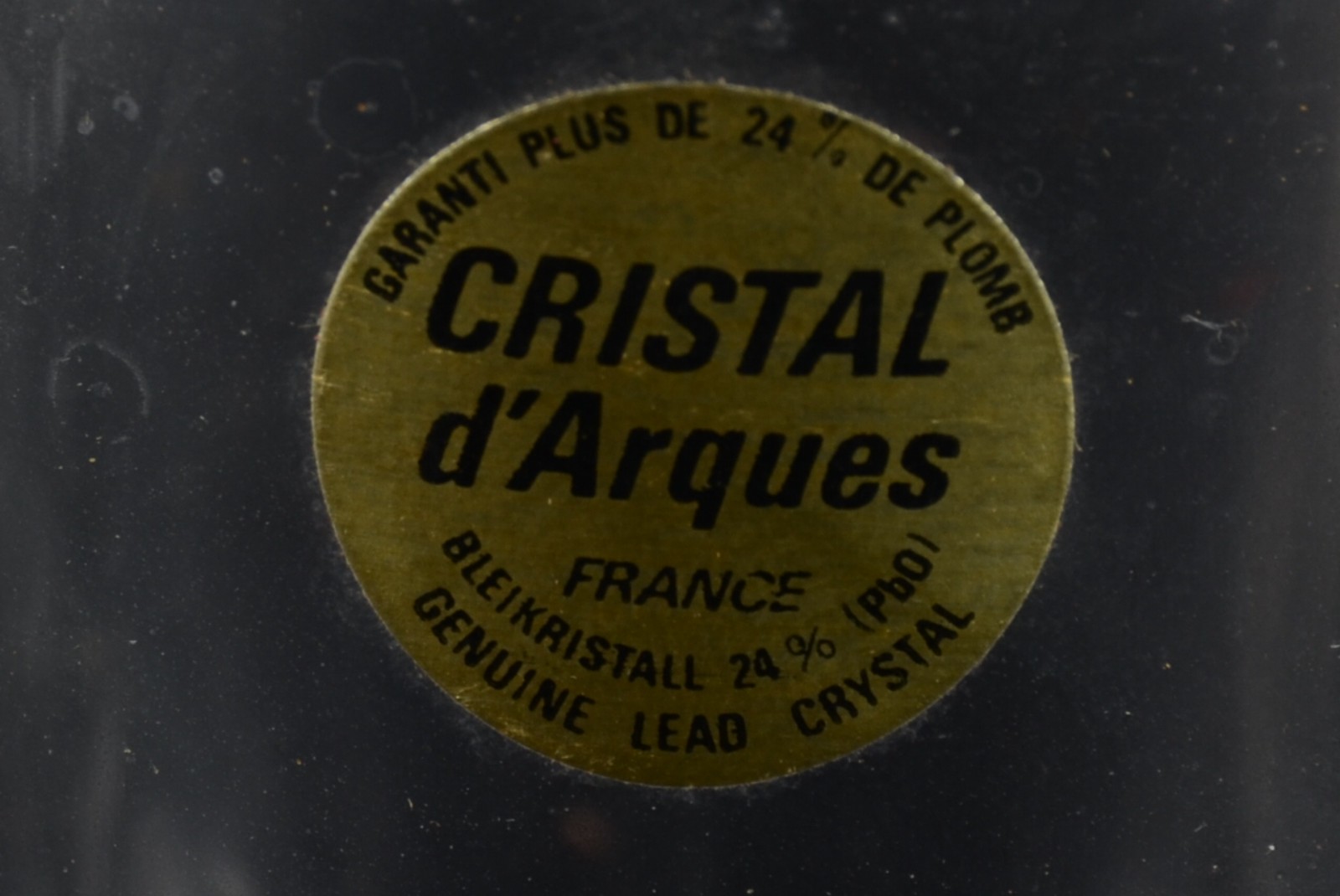 Conjunto de taças de cristal frances D'arques, sendo 6 flutes para... - foto 3 de 4